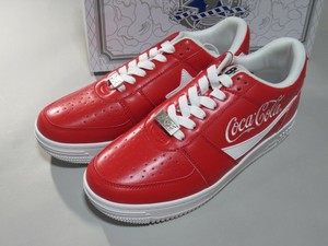 25659 bape coca cola bapesta low red US10