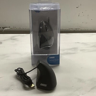 Anker Black Ergonomic Vertical Mouse TM137U /JUA484 - Image 1 of 4