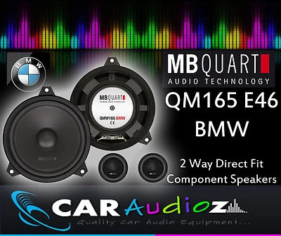 MB Quart QM165 E46 BMW 16.5cm Custom Fit Component Speakers for BMW 3 Series E46 - Image 1 of 3