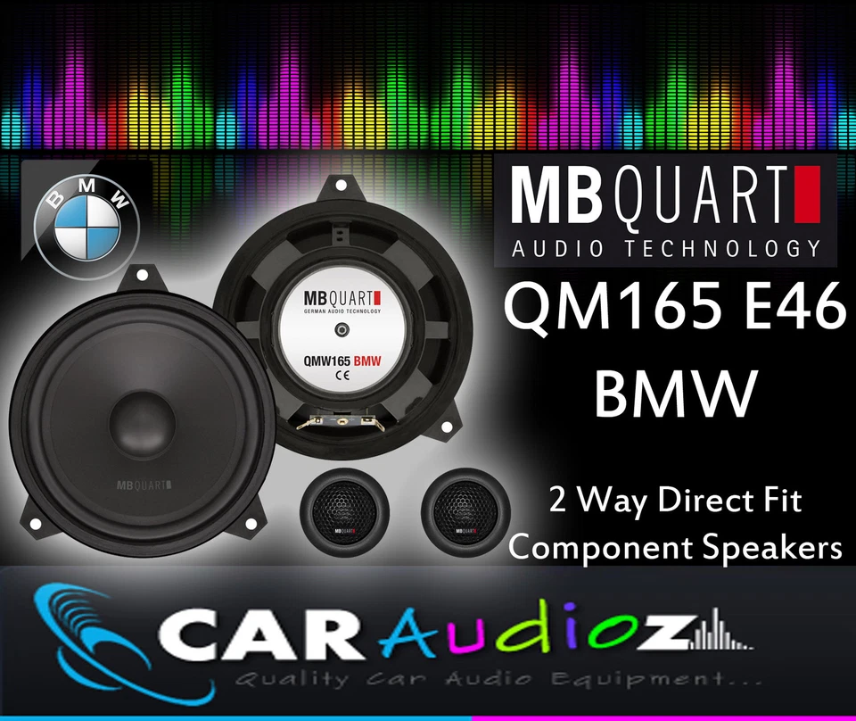 MB Quart QM165 E46 BMW 16.5cm Custom Fit Component Speakers for BMW 3 Series E46 - Image 1 of 4