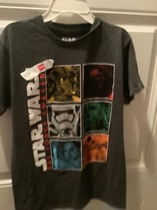 NWT Licensed Star Wars - The Force Awakens Poster Size Small  Gray T-Shirt - Picture 1 of 4