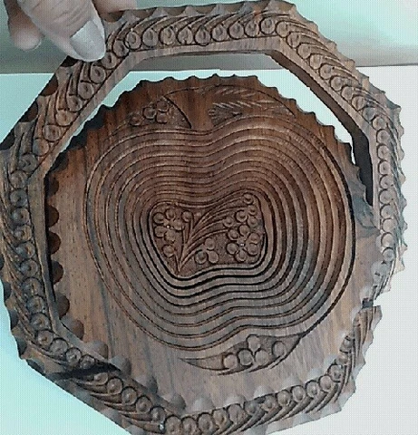 Wooden carved "Apple" collapsible (Enoch Design) Las Vegas Cover
