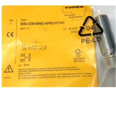 TURCK BI8U-EM18WD-AP6X-H1141 1634816 Inductive sensor PNP # - Image 1 of 4
