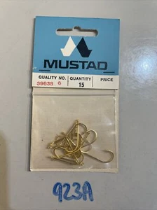 Mustad Hooks Quality No. 39838 Size 6 & 8 Quantity. 15 / Fly Tying Off Set Hooks - Picture 1 of 4