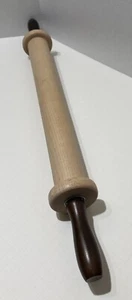 Intedge Rolling Pin With Ball Bearings Large Solid Wood USA Made HTF 26-3/4” - Picture 1 of 12