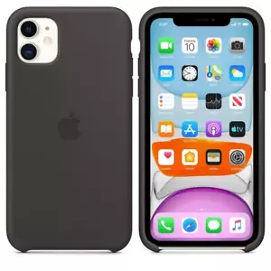 Originale/Ufficiale Apple IPHONE 11 Custodia Silicone - Nero - Nuovo - Bild 1 von 10
