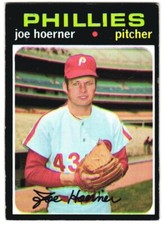 1971 Topps Baseball #166 Joe Hoerner Philadelphia Phillies - EX 001