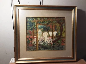 OLIO SU TELA (CREDO) FIRMATO FRASI DIM. QUADRO 30X26 DIM. CORNICE COMPRESA 48X43 - Foto 1 di 18