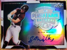 2019 Leaf Perfect Game National Metal Black #2/8 Slade Wilks #BA-SW1 Auto