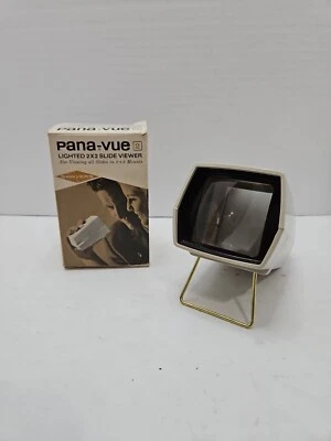 Pana-Vue 2 Lighted 2x2 Slide Viewer  Sawyers Inc # 6578 Untested - Image 1 of 4