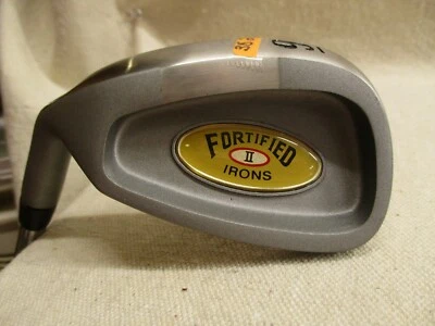 //New Fortified II #9 Iron - Left Hand - Men's - Steel Shaft - Stiff Flex - #352 - Image 1 of 4