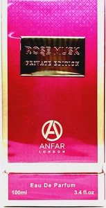 ANFAR LONDON ROSE MUSK EAU DE PARFUM SPRAY FOR WOMEN 3.4 Oz / 100 ml BREND NEW! - Picture 1 of 5