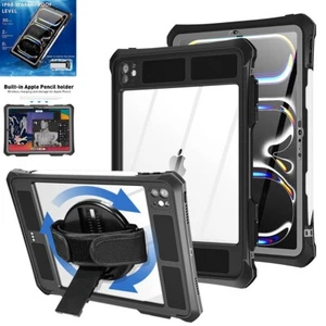 Waterproof Shockproof Stand Case Cover For iPad Pro M4 11 inch Screen Protector - Picture 1 of 12