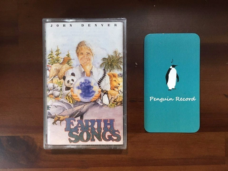 JOHN DENVER - EARTH SONGS CASSETTE TAPE KOREA EDITION SEALED - Image 1 of 3