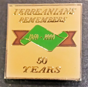 TERREANIANS  2000 MULTI COLOR BRONZE HOUMA MARDI GRAS THEME KREWE DOUBLOON X0057