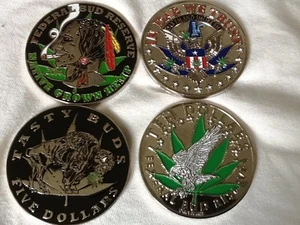 SET DI DUE FEDERAL BUD RESERVE vaso RISERVA MARIJUANA 2 in MONETA CHALLANGE LE 300 - Foto 1 di 3