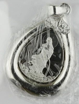 China Official Mint Proof Medal Pendant 3 Gram Platinum Guanyin Bodhi Tree +COA - Image 1 of 4