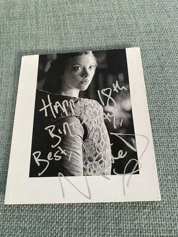 Natalie Dormer SIGNED Game Of Thrones Photo Cover