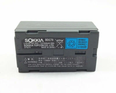 NEW SOKKIA TOPCON BDC70 Li-ion battery 7.2V 5240mAh FOR Total Station / GPS