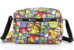 Lesportsac Pokemon Eevee Pikachu DANIELLA CROSSBODY Hand Bag Shoulder Purse Tote - Picture 1 of 10