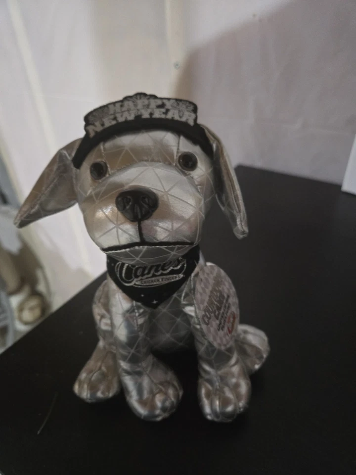 Raising Canes Plush Puppy Silver Edition - Image 1 of 1