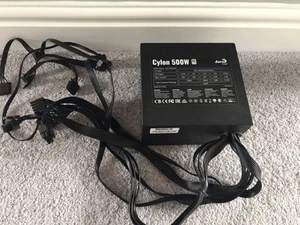 AeroCool Cylon 500W 80 PLUS Certified Non-Modular Power Supply Unit Black - Afbeelding 1 van 9