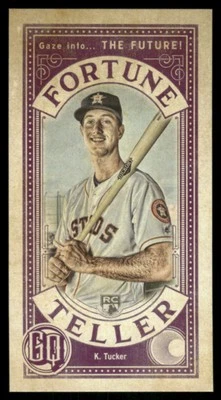 2019 Topps Gypsy Queen #FTM-KT Kyle Tucker Fortune Teller Minis RC - Image 1 of 2