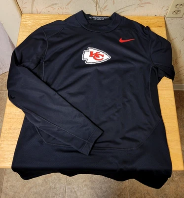 Camisa Nike Hyperwarm Shield Kansas City Chiefs Negra Roja Manga Larga Talla L Foto 1 de 4