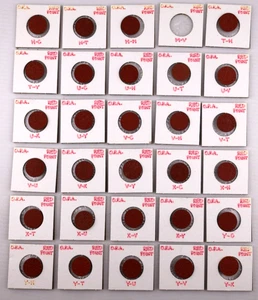 1942-1945 Segunda Guerra Mundial EE. UU. ABUELO ROJO PUNTO FICHAS LOTE DE 29 colección Ración - Imagen 1 de 6