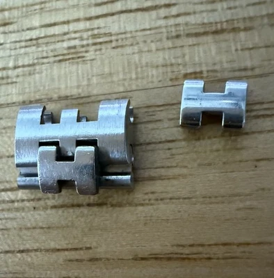 Peças de pulseira de relógio HERMES Profile genuíno link pulseira Olympia - Imagem 1 de 4