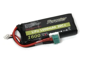 Torcster LiPo 1600mAh 2s 7,4V 30C+ Akku Batterie Modellbau Flugzeug NEU&OVP - Picture 1 of 1