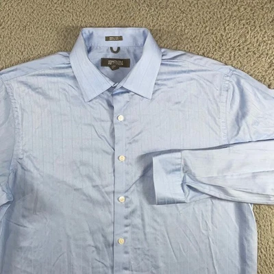 Camisa de vestir Kenneth Cole para hombre grande con botones manga larga informal de negocios Foto 1 de 4