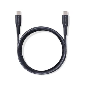 Cable Powerthru USB-C a USB-C (2 m/6,6 pies) - negro - Imagen 1 de 4