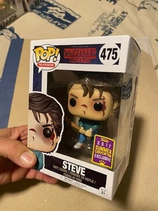 Steve Funko #475 - Steve with bat , A Funko 2017 Summer Convention Exclusive - Picture 1 of 7