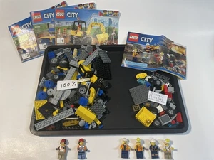 Lego City 60152 Kehrmaschine & Bagger 100% & 60184 Mining Team 99% mit Anleitungen - Bild 1 von 6