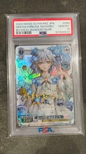 PSA Grade10 bianco nero My Fantasy Mashiro Kurata BDR Card Japanese BanG Dream - Foto 1 di 12
