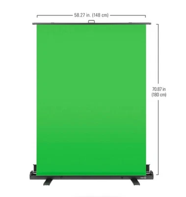 "Pantalla verde Elgato, retráctil, llave cromática, 58,27"" x 70,87""" Foto 1 de 4