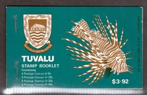 TUVALU, 1979 SB 2 FOLLETO DE PESCADO, MONTADO SIN MONTAR O NUNCA MONTADO NEGRO 4 DE SG 110,113,115,117, COMPLETO - Imagen 1 de 1
