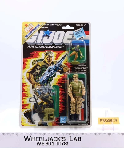 Repeater Machine Gunner G.I. Joe 1988 Hasbro Vintage Action Figure NEW MOSC Cover