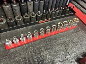 Supporto E-Torx 3/8" | Organizzatore Prese | Organizzatore Cassetti | Cassetta Attrezzi - Foto 1 di 4