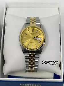 Orologio da polso Seiko 5 SNXJ92 Seiko 5 SNXJ92 Automatico Quadrante Oro Acciaio Inox - Foto 1 di 23