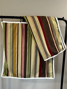 Pottery Barn 2 Duncan Streifen 25" Euro Kissenbezüge Baumwolle 100% Baumwolle Bauernhaus - Bild 1 von 8