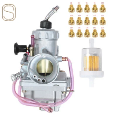 Carburetor W/ Main Jets Fits For Yamaha DT100 Suzuki RM85 Kawasaki Polaris - Изображение 1 из 4