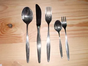 WMF 90er Silberauflage - Florenz - Tafelbesteck-Set 5 Teile - gut - anschauen - Bild 1 von 1