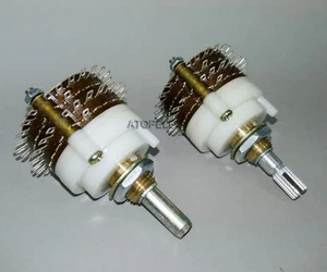 Interruptor giratorio de 23 pasos para atenuador potenciómetro de volumen estéreo de doble unidad hágalo usted mismo - Imagen 1 de 3