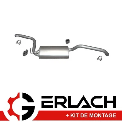 Silencieux intermediaire pour Ford C-Max Focus Grand C-Max II 1.6 Ti 8245 - Photo 1/2