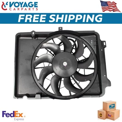 New Radiator Cooling Fan Assembly For 90-95 Ford Taurus Sable Continental - Image 1 of 4