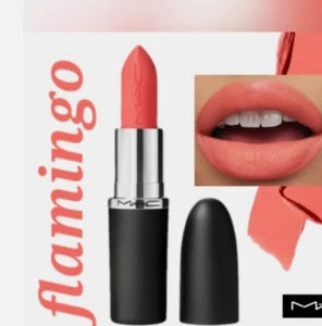 Lápiz labial mate sedoso MAC Macximal 697 FLAMINGO tamaño completo nuevo en caja lápiz labial MAC - Imagen 1 de 5