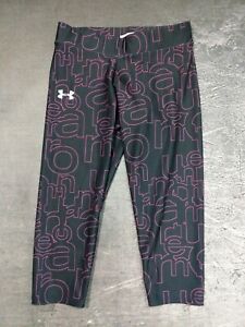 WOMENS UNDER ARMOUR Heatgear Fitted Running Athletic Yoga Capri Pants
