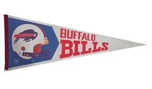 Banderín de fieltro de fútbol americano de la NFL Buffalo Bills de colección tamaño 30" x 12" - Imagen 1 de 12